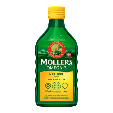 Möller's Omega 3 Levertraan Naturel 250 ML