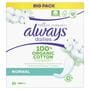 Always Dailies Cotton Protection Inlegkruisjes Normal Big Pack 52 Stuks