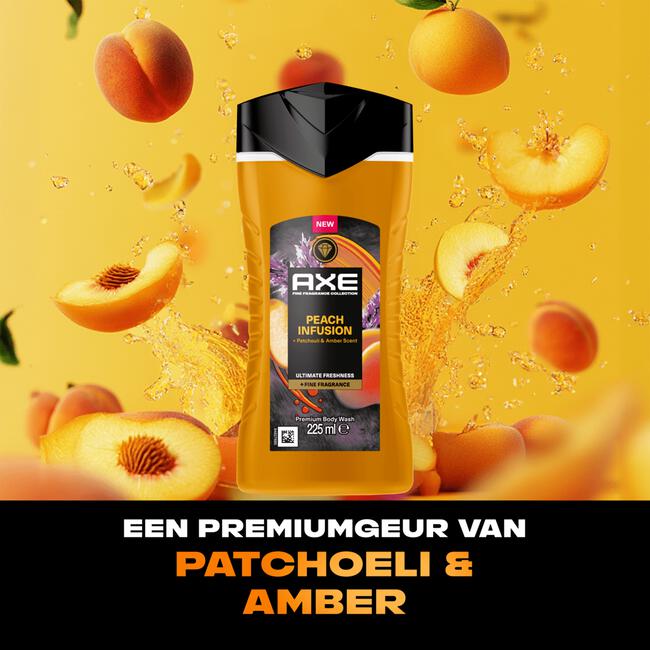 AXE Peach Infusion Showergel 225 ml