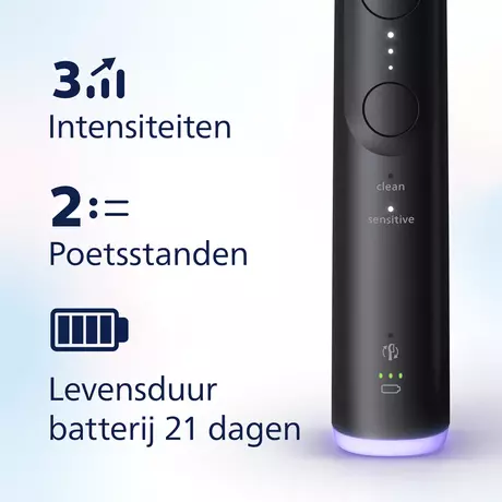 Philips Sonicare 6100 Elektrische Tandenborstel Zwart HX7401/01&nbsp;