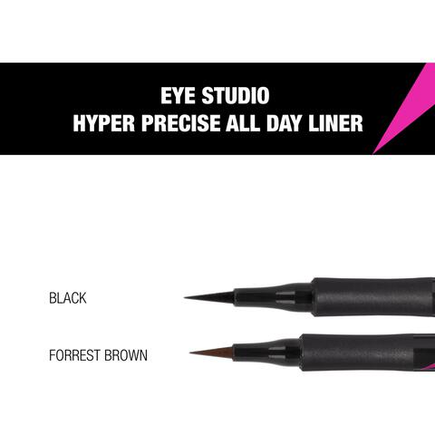 Maybelline New York Hyper Precise All Day Eyeliner 1 Forest Brown