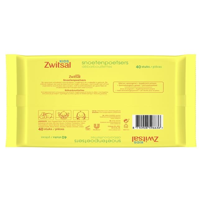 Zwitsal Kids Frozen Snoetenpoetsers 40 Stuks