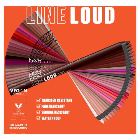 NYX Professional Makeup Line Loud Lip Liner Make A Statement