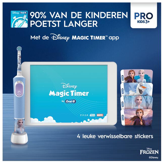 Oral-B Pro Kids 3+ Frozen Elektrische Tandenborstel By Braun