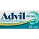 Advil Reliva Liquid 200 MG Ibuprofen voor Pijn en Koorts Capsules 20 stuks