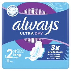 Always Ultra Maandverband Long Met Vleugels 11 stuks
