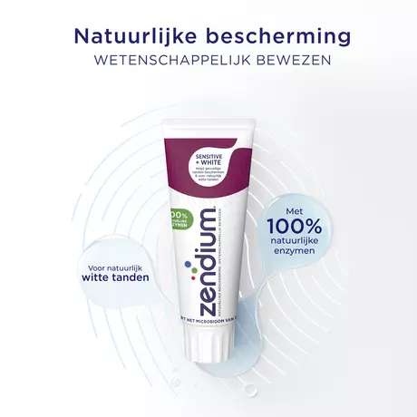 Zendium Sensitive+White Tandpasta 75 ML