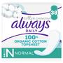 Always Dailies Cotton Protection Inlegkruisjes Normal 38 Stuks