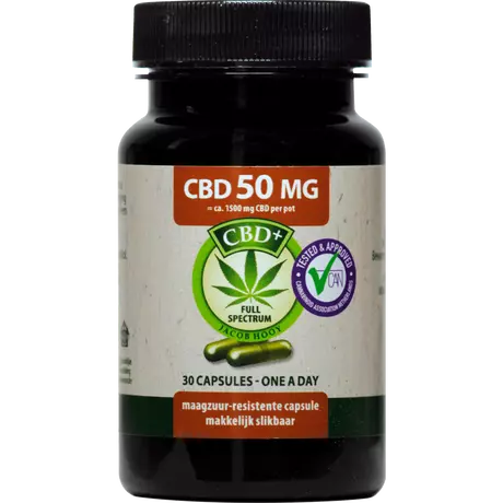 Jacob Hooy CBD Capsules 50 MG 30 stuks