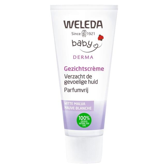 Slordig slaap Het eens zijn met Weleda Baby Witte Malva Sensitive Gezichtscrème 50 ML | Etos