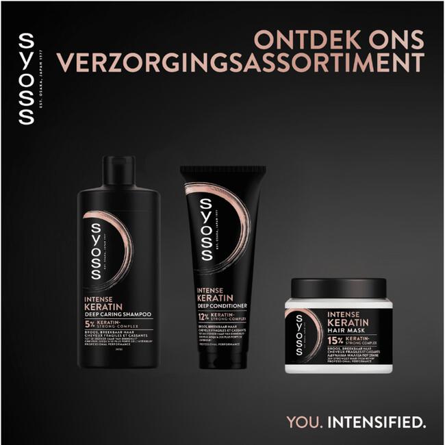 Syoss Intense Keratin Shampoo 440 ML