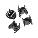 Etos Haarklem Small Zwart 4St
