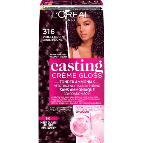 L'Oréal Paris Casting Crème Gloss Haarverf 316 Blackberry Violet Bruin