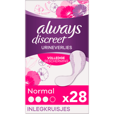 Always Discreet Urineverlies Inlegkruisjes Normal 28 Stuks