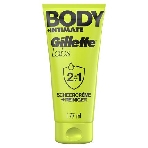 GilletteLabs Body + Intimate Bodycrème & Cleanser 177 ML