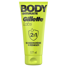 GilletteLabs Body + Intimate Bodycrème & Cleanser 177 ML
