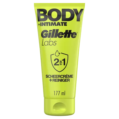 GilletteLabs Body + Intimate Bodycrème & Cleanser 177 ML