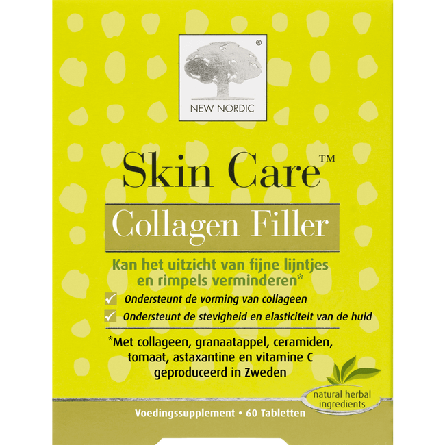 New Nordic Skin Care Collagen Filler Tabletten 25 Gr Etos