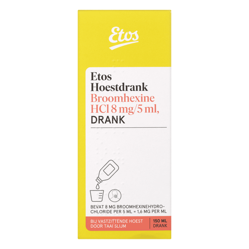 Etos Hoestdrank Broomhexine HCI8 MG/5 ML 150 ML