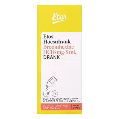 Etos Hoestdrank Broomhexine HCI8 MG/5 ML 150 ML