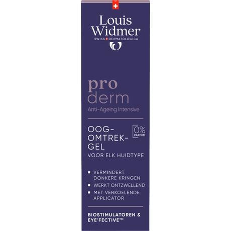 Louis Widmer Proderm Oogomtrekgel Zonder Parfum 15 ML