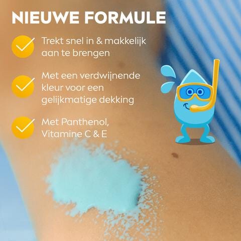 NIVEA SUN Kids Protect & Hydrate Zonnebrand 5 in 1 Gekleurde Spray SPF50+ 200 ML