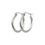 BiSjU Jewellery Oorbellen met Hangend Staaltje Silver SS