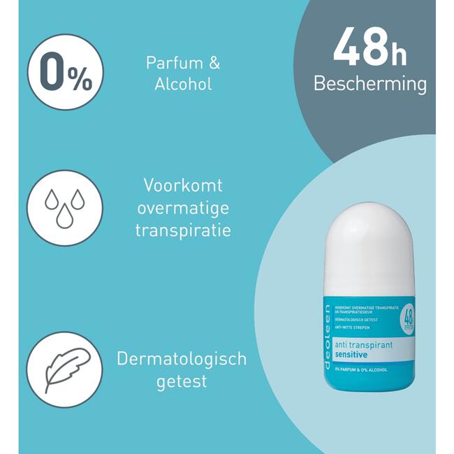 Deoleen  Sensitive Roller anti-transpirant  50 ML