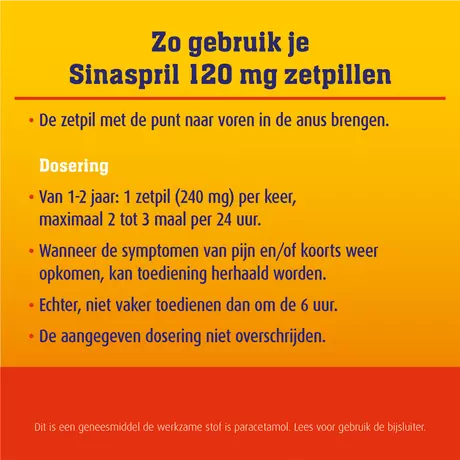 Sinaspril Zetpillen 240 MG