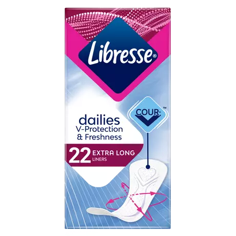 Libresse Dailies Inlegkruisjes Extra Long 22 stuks
