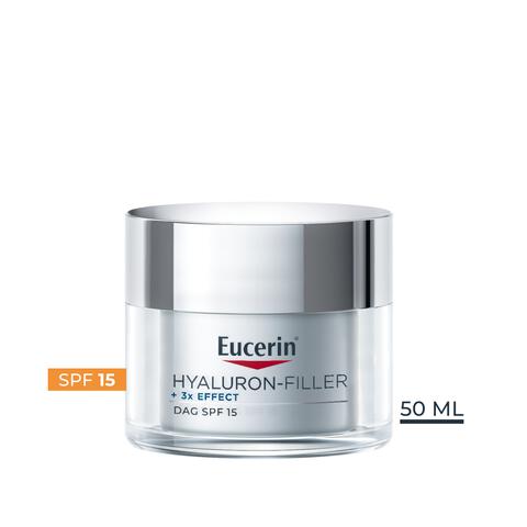 Eucerin Hyaluron-Filler + 3x EFFECT Dagcrème Droge Huid SPF15 50 ML
