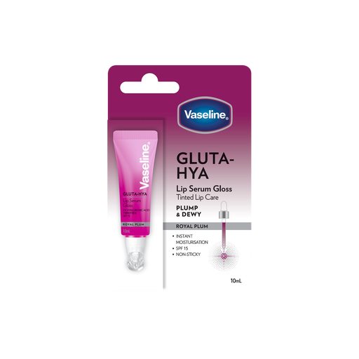 Vaseline Gluta Hya Lip Serum Gloss Royal Plum 10 ML