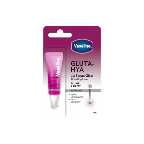 Vaseline Gluta-Hya Lip Serum Gloss Royal Plum 10 ML