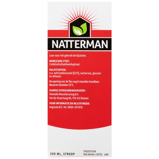 Natterman Bronchicum Extra Sterk 200 ML