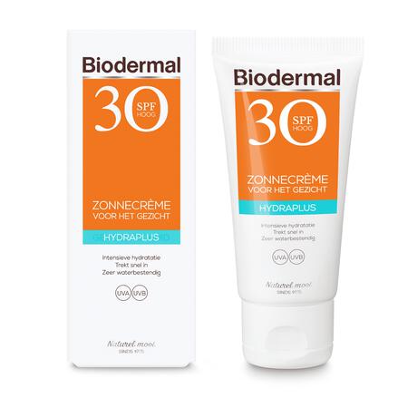 Biodermal Hydra Plus Zonnecrème Gezicht SPF30 50 ML