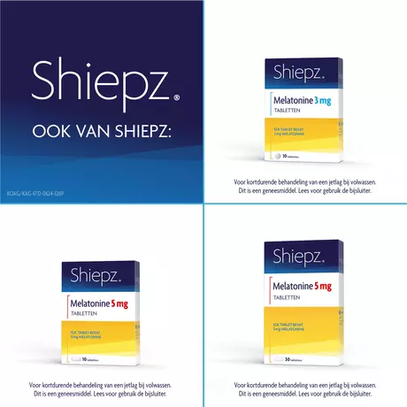 Shiepz Melatonine 3 MG Tabletten 30 stuks