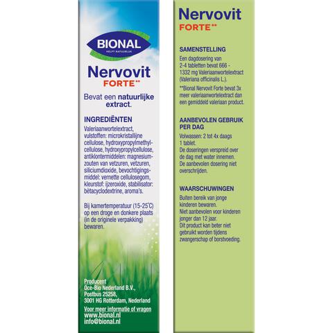 Bional Nervovit Forte Tabletten Tabletten 45 stuks