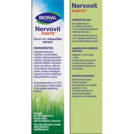 Bional Nervovit Forte Tabletten 45 stuks
