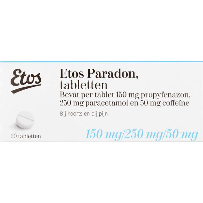 Etos Paradon Tabletten 20 stuks