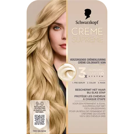 Schwarzkopf Creme Supreme Haarkleuring 9-0 Natuurlijk Lichtblond