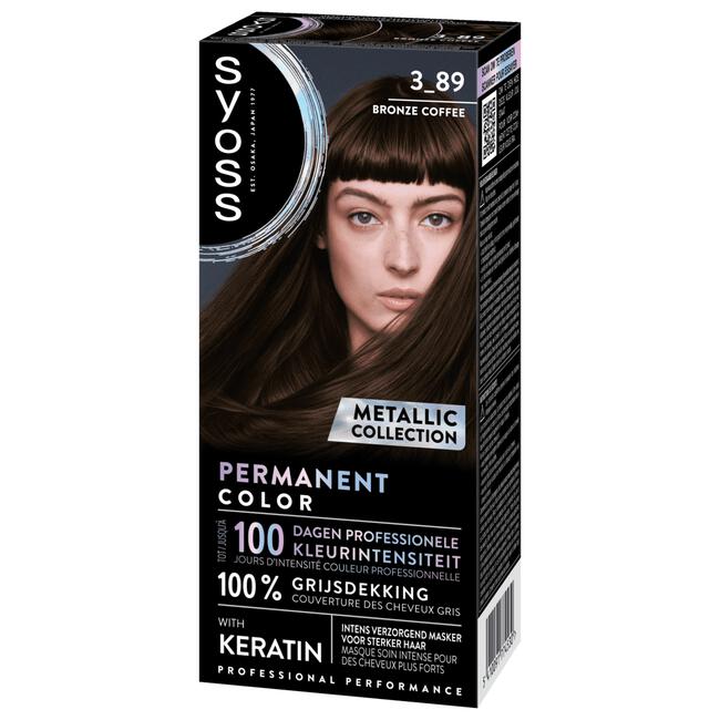 Syoss Metallic Collection Haarkleuring 3-89 Bronze Coffee
