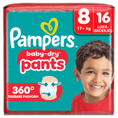 Pampers Baby Dry Pants Luierbroekjes Maat 8 17+ KG 16 stuks