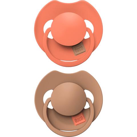 Difrax LOVI Prime Fopspeen Granola/Orange 6-18 maanden
