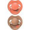 Difrax LOVI Prime Fopspeen 6-18M Granola/Orange 2 stuks