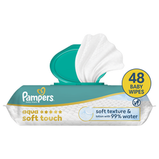 Pampers Aqua Soft Touch Billendoekjes 48 stuks