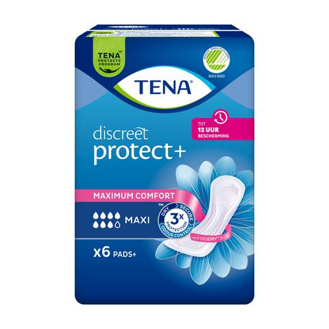 TENA Discreet Protect+ Maxi Incontinentieverband 6 stuks