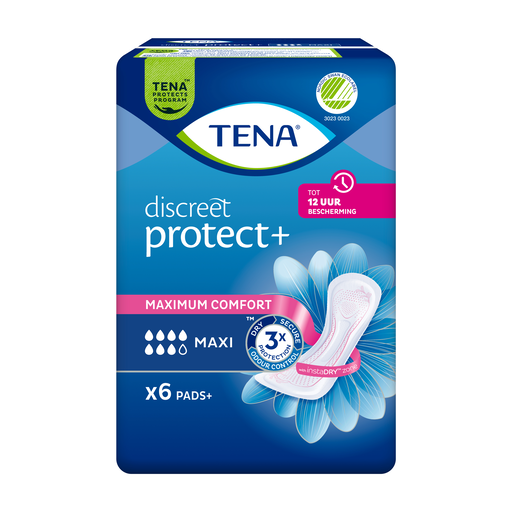 TENA Discreet Protect+ Maxi Incontinentieverband 6 stuks