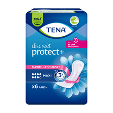 TENA Discreet Protect+ Maxi Incontinentieverband 6 stuks