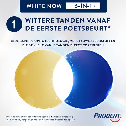 Prodent White Now 3-in-1 Tandpasta 75ml