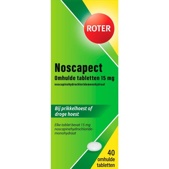 Roter Noscapect 40 omhulde tabletten
